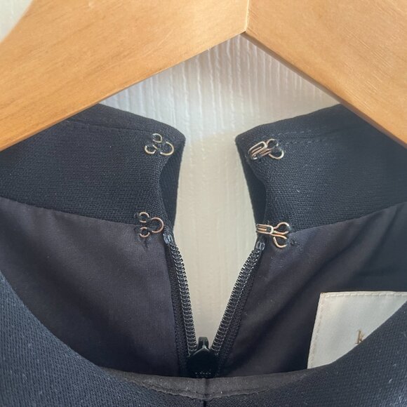 Kate Spade New York Florals Ruffle Dress, Peter Pan collar, cap sleeves, size 0 - Picture 5 of 9